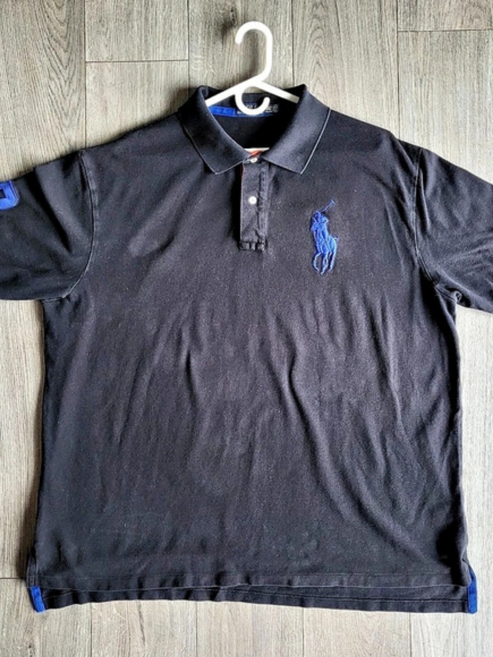 Polo Ralph Lauren Big Pony Polo Black/Blue 2XLT Big & Tall Short Sleeve